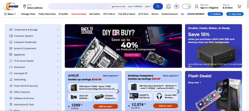 Newegg Price Quality Matrix